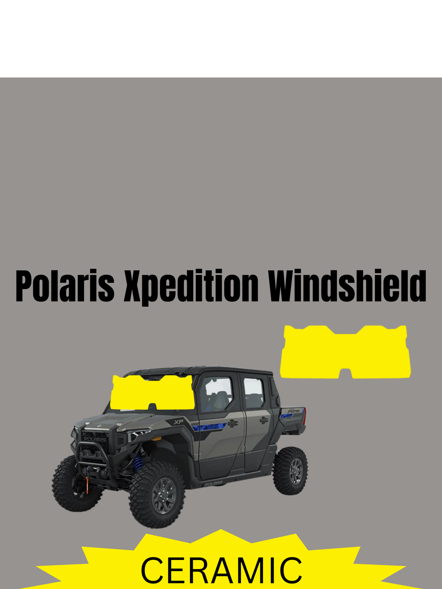 SXS/UTV Windshield Precut Tint - Specific to Year/Make/Model