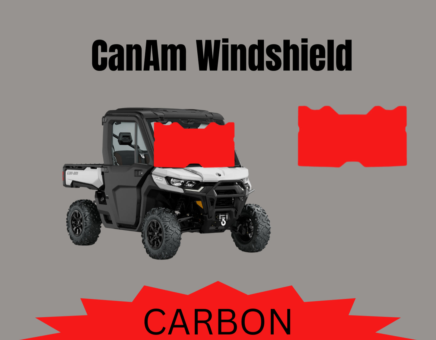 SXS/UTV Windshield Precut Tint - Specific to Year/Make/Model