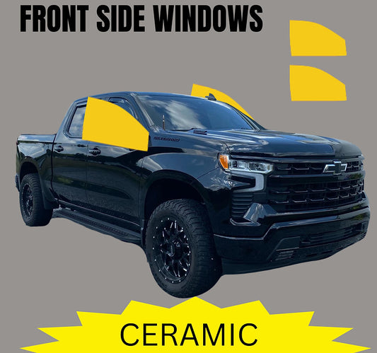 Front Side Windows Precut Tint Kit - Automotive Precut Tint for Front Windows