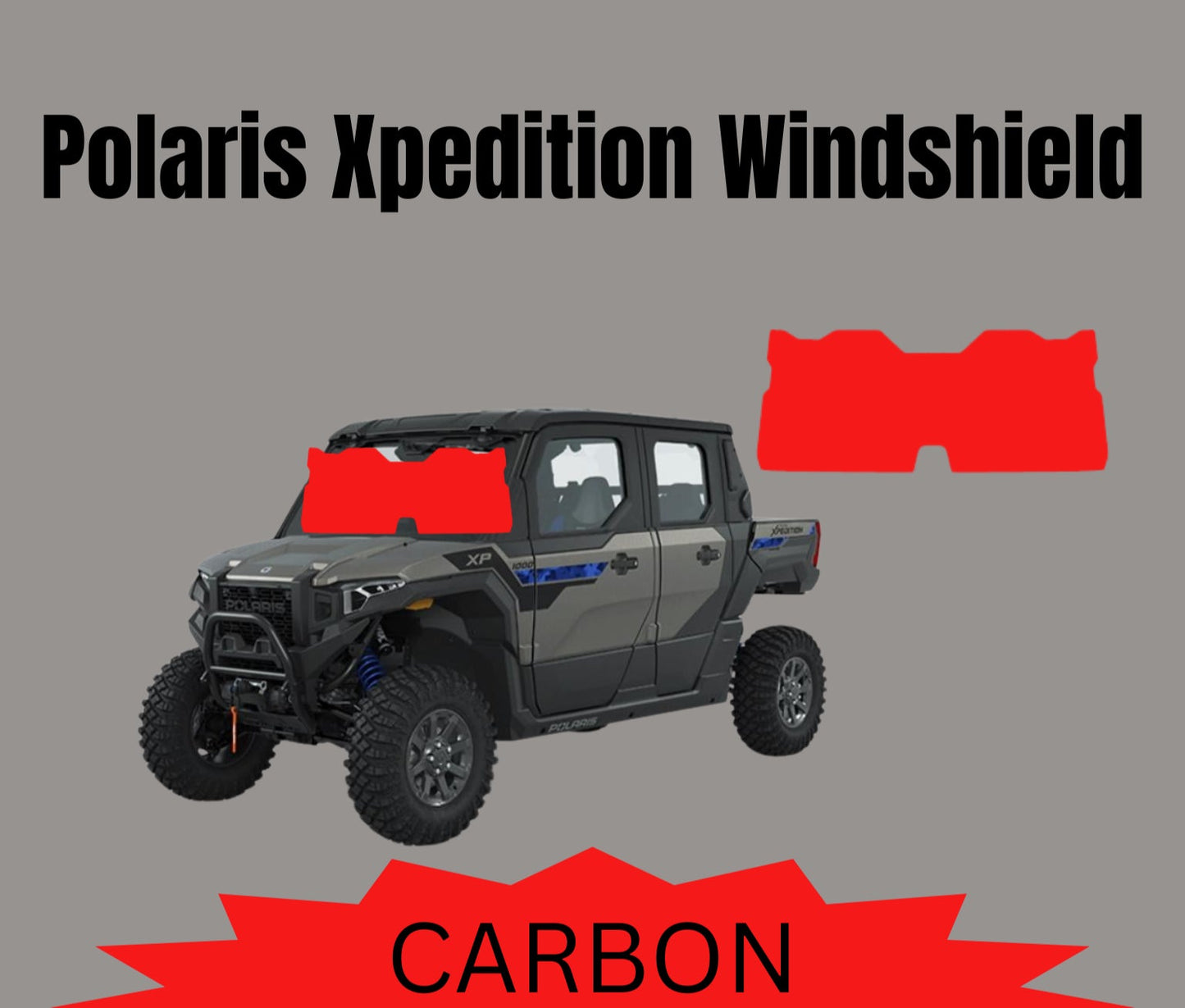 Elevate Your Off-Road Adventure with Our Custom-Fit SXS/UTV Windshield Precut Tint