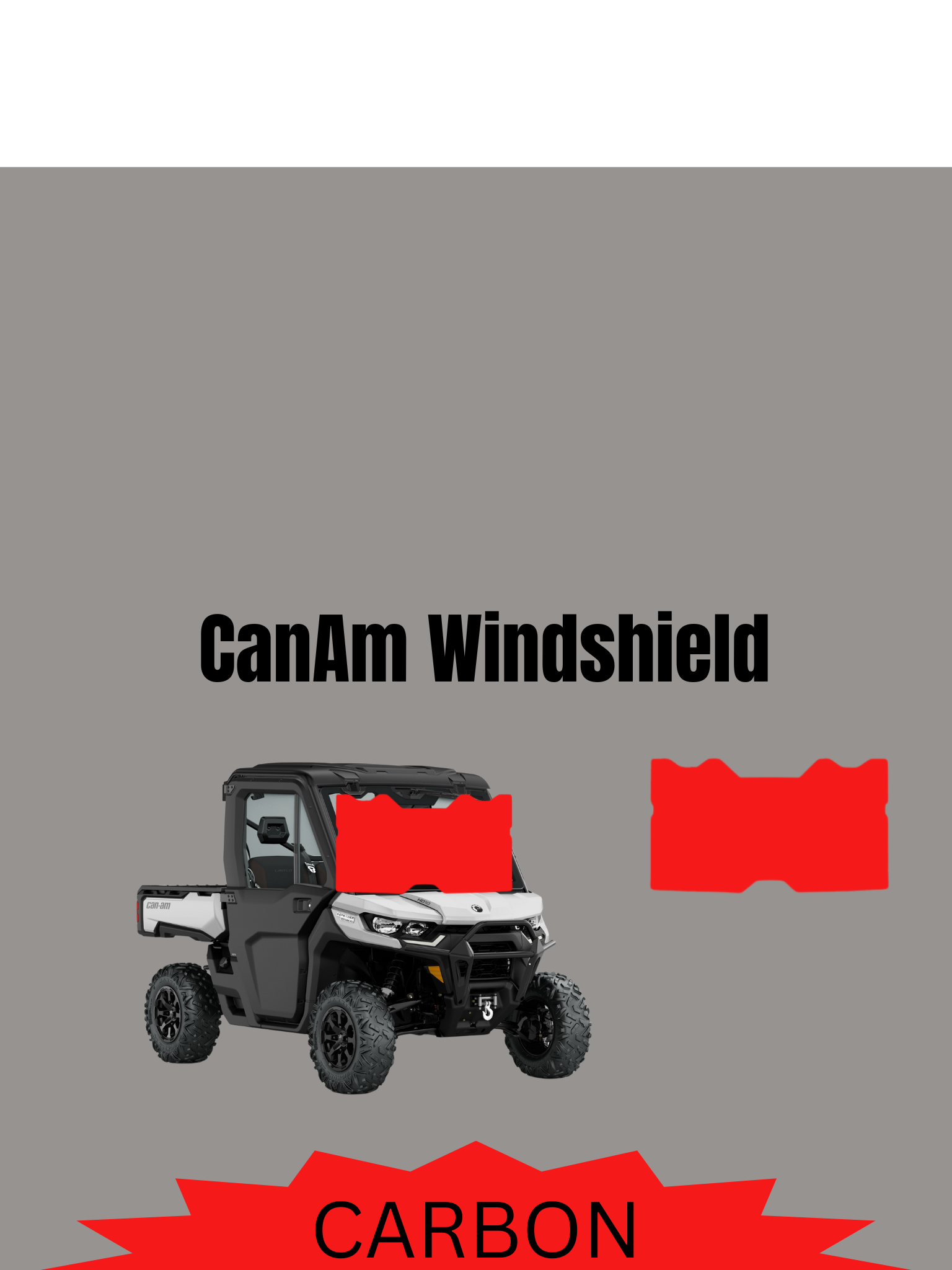 Elevate Your Off-Road Adventure with Our Custom-Fit SXS/UTV Windshield Precut Tint