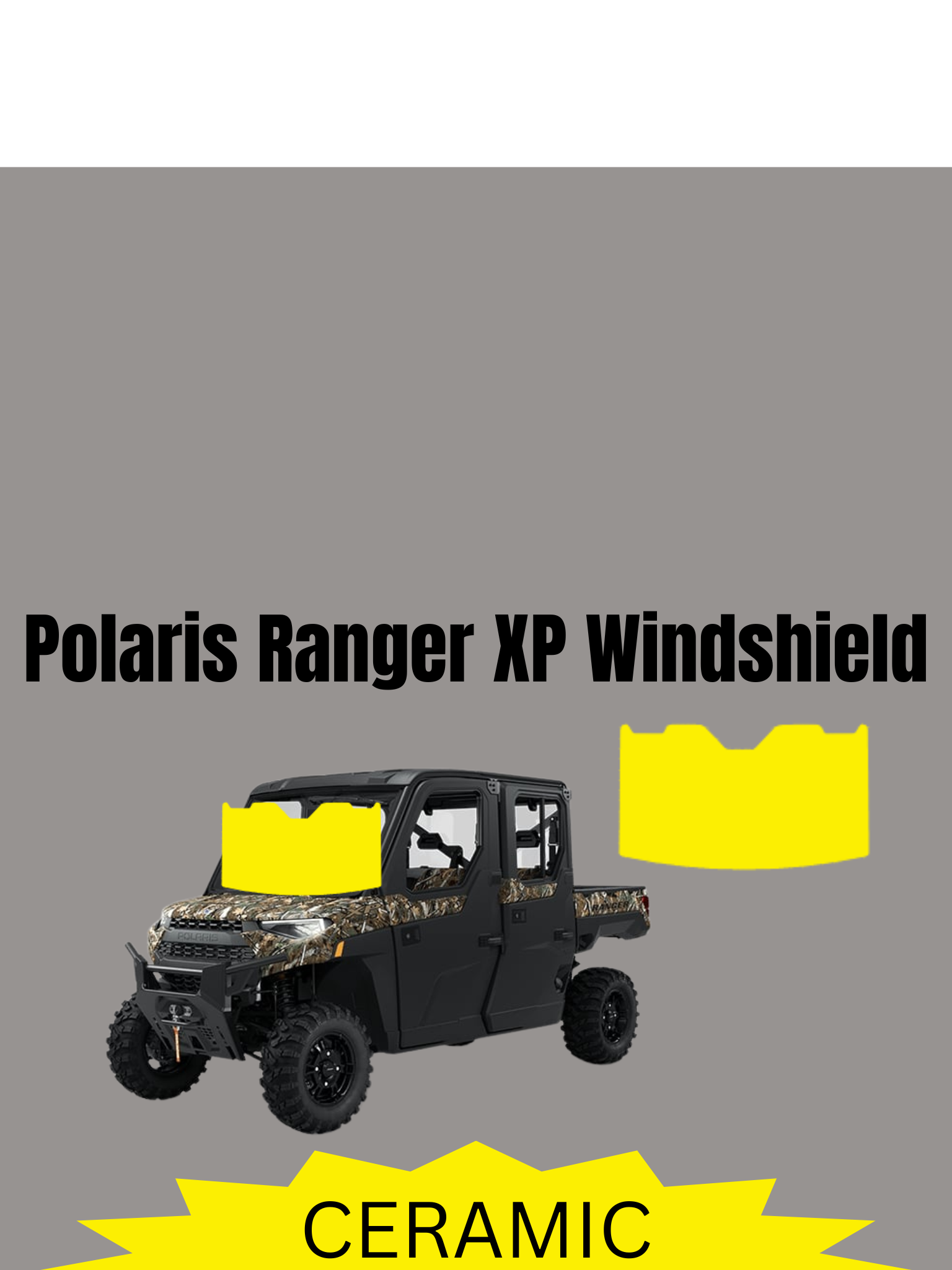 Elevate Your Off-Road Adventure with Our Custom-Fit SXS/UTV Windshield Precut Tint
