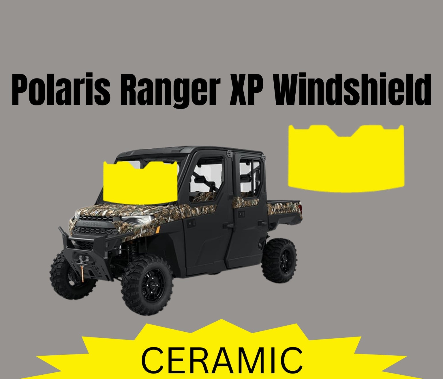 Elevate Your Off-Road Adventure with Our Custom-Fit SXS/UTV Windshield Precut Tint