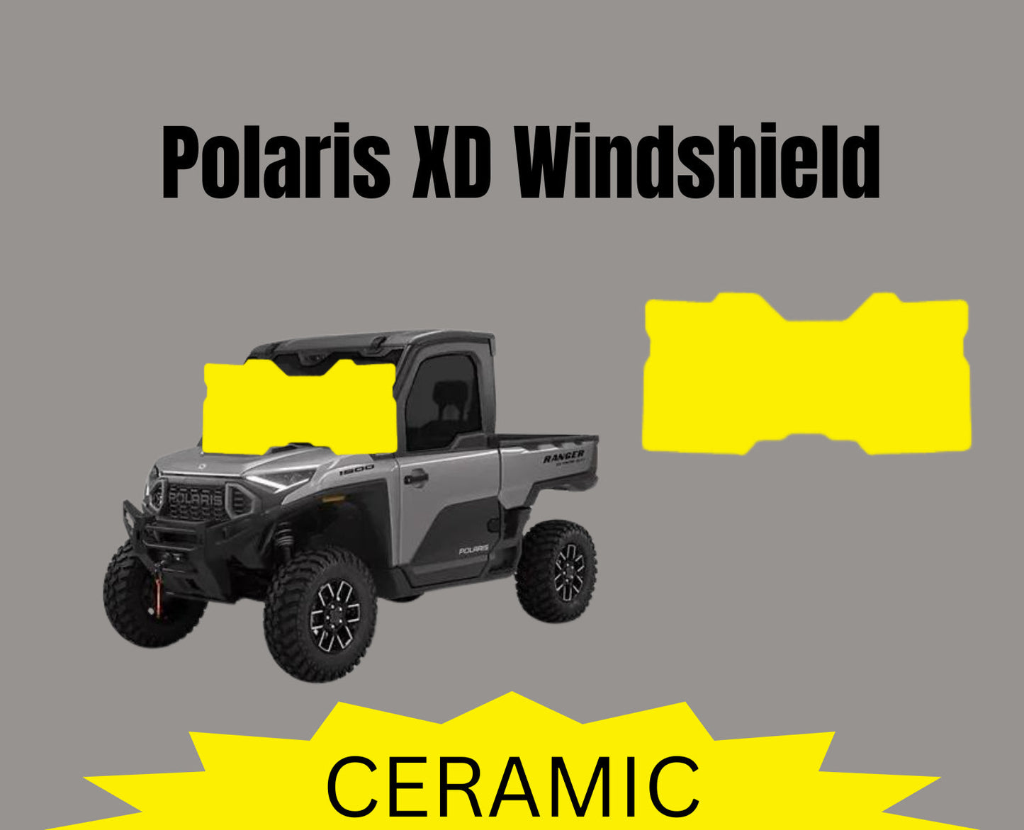 Elevate Your Off-Road Adventure with Our Custom-Fit SXS/UTV Windshield Precut Tint